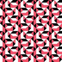 Geometrical threetone pattern background - seamless abstract repeating design vector