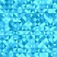 Light blue triangle mosaic background design vector
