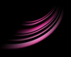 Glowing pink lines. Neon realistic energy speed. Abstract light effect on a dark background.. vector