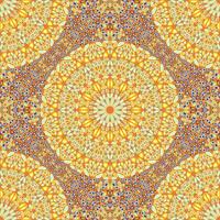 Abstract bohemian seamless mandala ornament pattern background vector