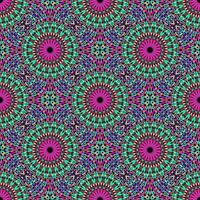 Abstract multicolor seamless flower mandala pattern background design vector
