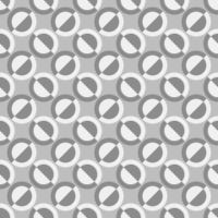 Abstract repeating circle pattern design background - gray illustration vector