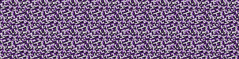 Seamless horizontal geometric mosaic pattern background - abstract graphic vector