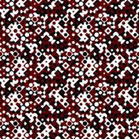 Geometric pattern background design - seamless repetitive abstract graphic with three colors vector