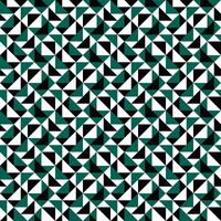 Abstract random geometrical threetone pattern background - seamless repeating graphic vector