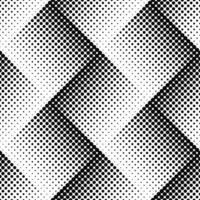 Seamless abstract black and white dot pattern background vector