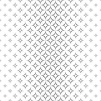 Seamless monochrome abstract star pattern vector