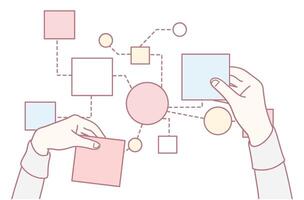 Using creative thinking and concept mapping to boost learning and communication vector
