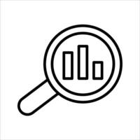 Set of analyticr Icon set. Symbol isolated white background. illustration. color editable. vector