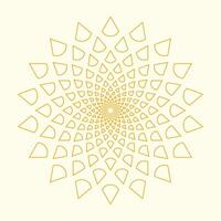Star Burst Circular Pattern Radiating golden sunburst pattern vector