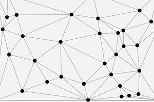 Global network connection background for banner design. Abstract line background with connecting dots and lines. Network Connecting dot polygon Social network technology. vector