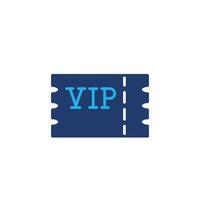 vip ticket colored icon design good for web or mobile app vector