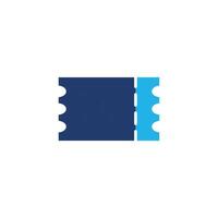 ticket colored icon design good for web or mobile app vector