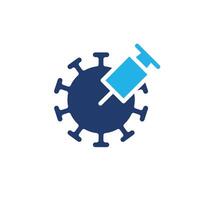 virus vaccination colored icon design good for web or mobile app vector