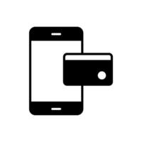 Mobile Payment Icons Digital Wallet, NFC, QR Code and Online vector