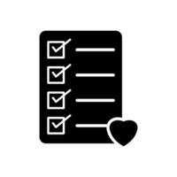 E Commerce Wish list Icons Flat Design for Online Store vector