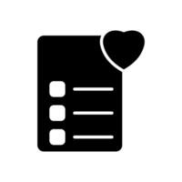 E Commerce Wish list Icons Flat Design for Online Store simple and modern vector