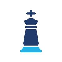 king chess colored icon design good for web or mobile app vector