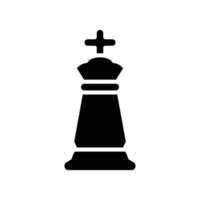 king chess solid icon design good for web or mobile app vector