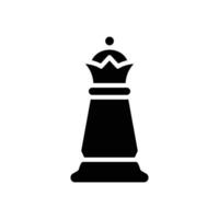 queen chess solid icon design good for web or mobile app vector