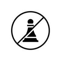 capture chess strategy solid icon design good for web or mobile app vector