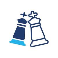 draw in chess colored icon design good for web or mobile app vector