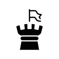 resign chess strategy solid icon design good for web or mobile app vector