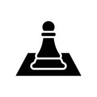 chessboard solid icon design good for web or mobile app vector
