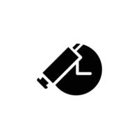 Vaccine schedule solid icon design good for web or mobile app vector