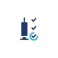 vaccination standard colored icon design good for web or mobile app vector