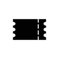 ticket solid icon design good for web or mobile app vector