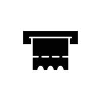 ticket vending machine solid icon design good for web or mobile app vector