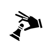 opening chess strategy solid icon design good for web or mobile app vector