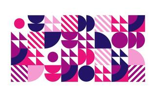 Abstract geometric retro background graphic. Geometric shapes composition with simple red blend color on white background, for use in presentations, flayers, business cards, posters, banners vector