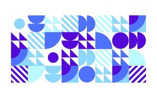 Abstract geometric background graphic. Simple light blue geometric shapes composition on white background, for use on presentations, flayers, business cards, posters, banners vector