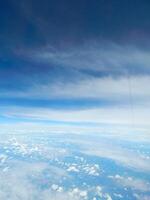 Blue Sky with White Clouds photo