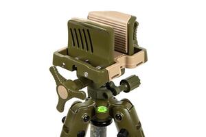 Camouflage Tripod with Adjustable Green-Tan Head photo