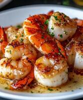 Grilled Shrimp with Lemon and Herbs photo