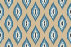 a blue and beige pattern with a large diamond design vector