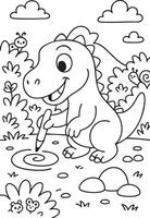 Rawrs and Colors for Little Kids vector