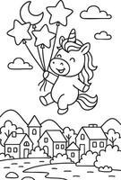 Sparkly Unicorn Adventures vector