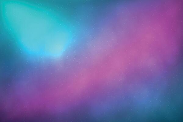 Blue and pink galaxy blur with glowing particles