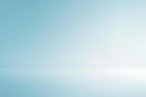 Soft blue white gradient studio background with reflective floor vector