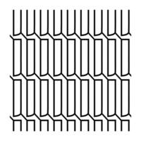 Seamless Number One Pattern in Bold Line Style vector