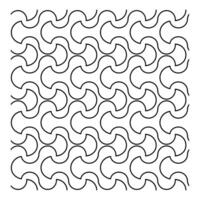 Curvy Loop Seamless Background in Minimal Style vector