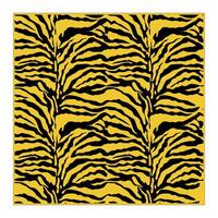 Tiger Stripe Animal Print Seamless Pattern for Wild Design Projects vector