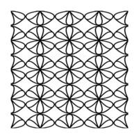 Symmetrical Abstract Circle Grid Seamless Design vector