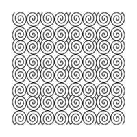 Retro Circle Dots Seamless Repeating Background vector