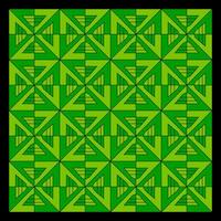 Angular Tribal Triangle Grid Seamless Pattern vector