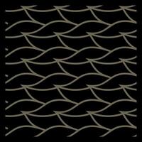 Minimal Wavy Lines Seamless Abstract Pattern on Black vector